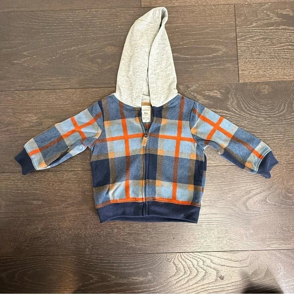Red and Navy Striped Polo Shirt for Kids